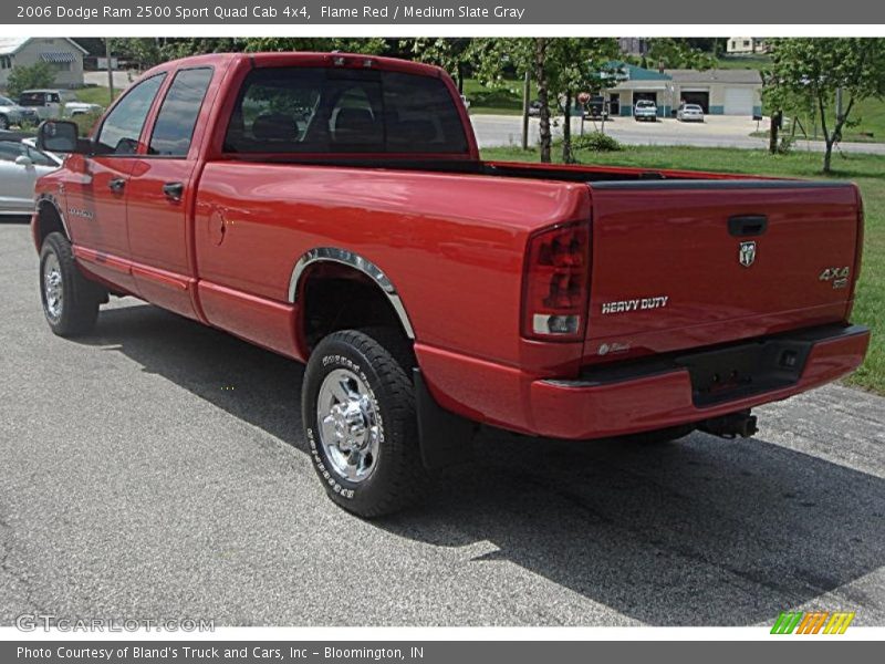 Flame Red / Medium Slate Gray 2006 Dodge Ram 2500 Sport Quad Cab 4x4