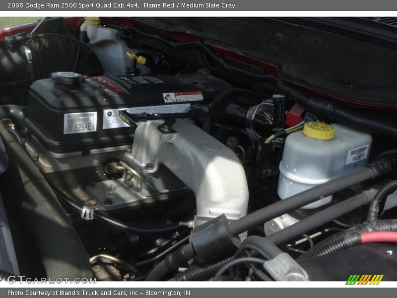Flame Red / Medium Slate Gray 2006 Dodge Ram 2500 Sport Quad Cab 4x4
