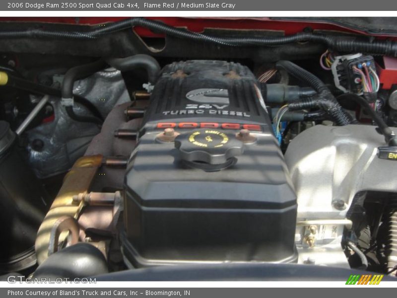 Flame Red / Medium Slate Gray 2006 Dodge Ram 2500 Sport Quad Cab 4x4