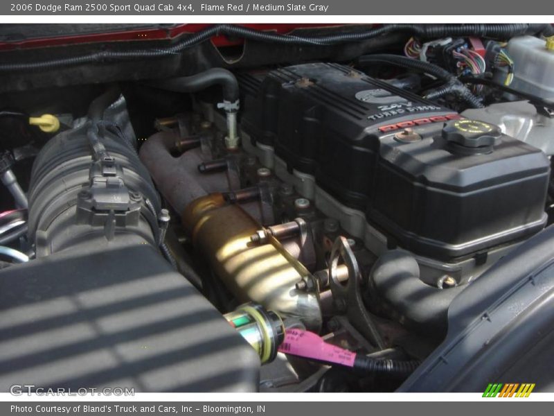 Flame Red / Medium Slate Gray 2006 Dodge Ram 2500 Sport Quad Cab 4x4