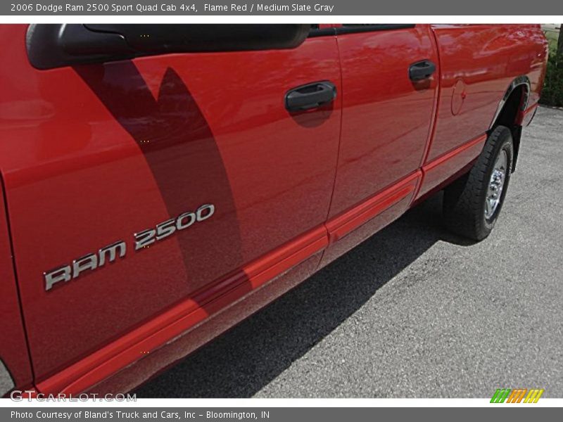 Flame Red / Medium Slate Gray 2006 Dodge Ram 2500 Sport Quad Cab 4x4