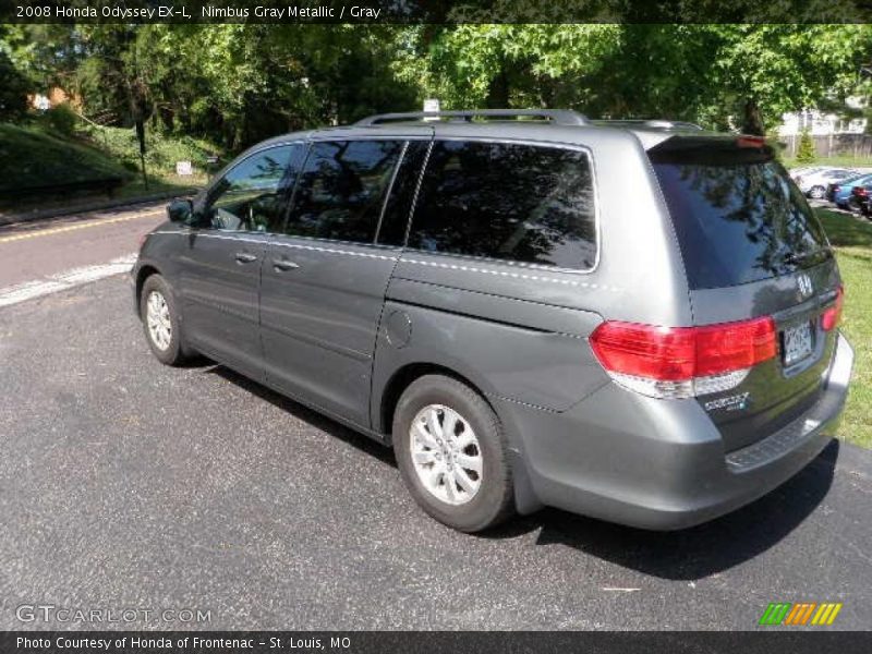 Nimbus Gray Metallic / Gray 2008 Honda Odyssey EX-L