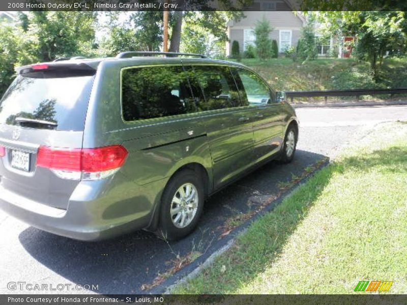 Nimbus Gray Metallic / Gray 2008 Honda Odyssey EX-L