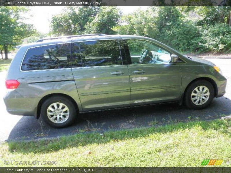 Nimbus Gray Metallic / Gray 2008 Honda Odyssey EX-L