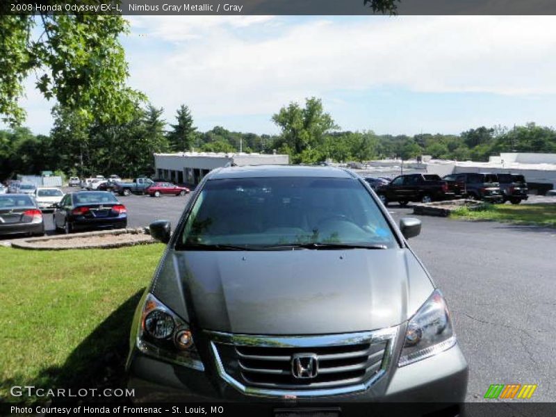 Nimbus Gray Metallic / Gray 2008 Honda Odyssey EX-L