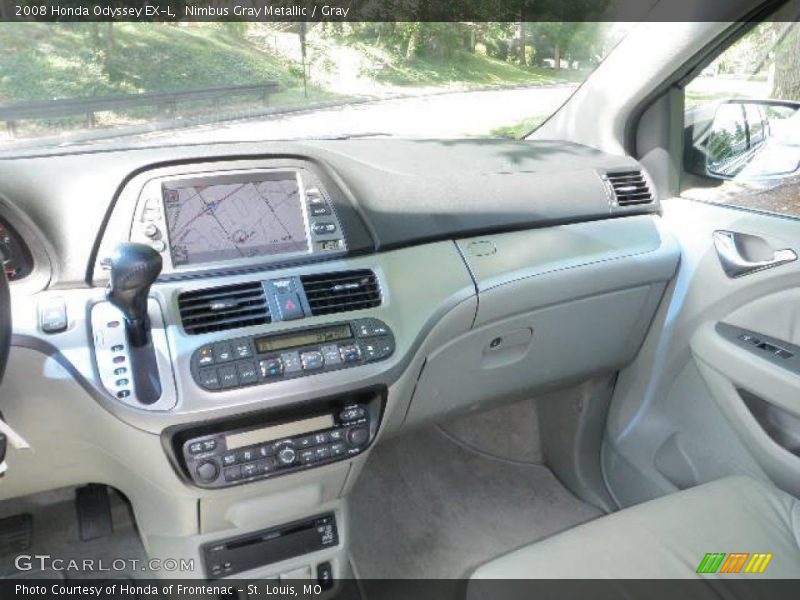 Nimbus Gray Metallic / Gray 2008 Honda Odyssey EX-L