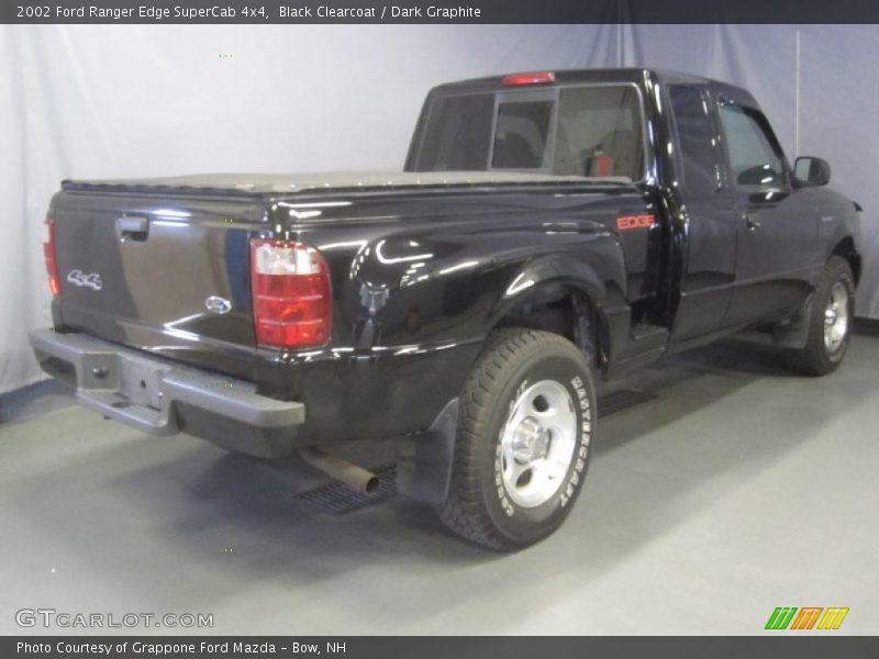 Black Clearcoat / Dark Graphite 2002 Ford Ranger Edge SuperCab 4x4