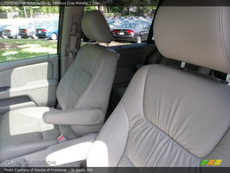 Nimbus Gray Metallic / Gray 2008 Honda Odyssey EX-L