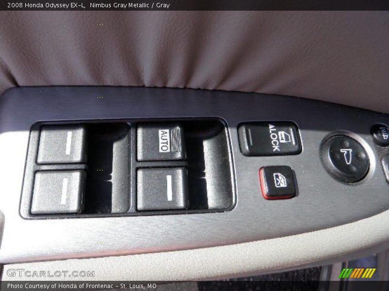 Nimbus Gray Metallic / Gray 2008 Honda Odyssey EX-L