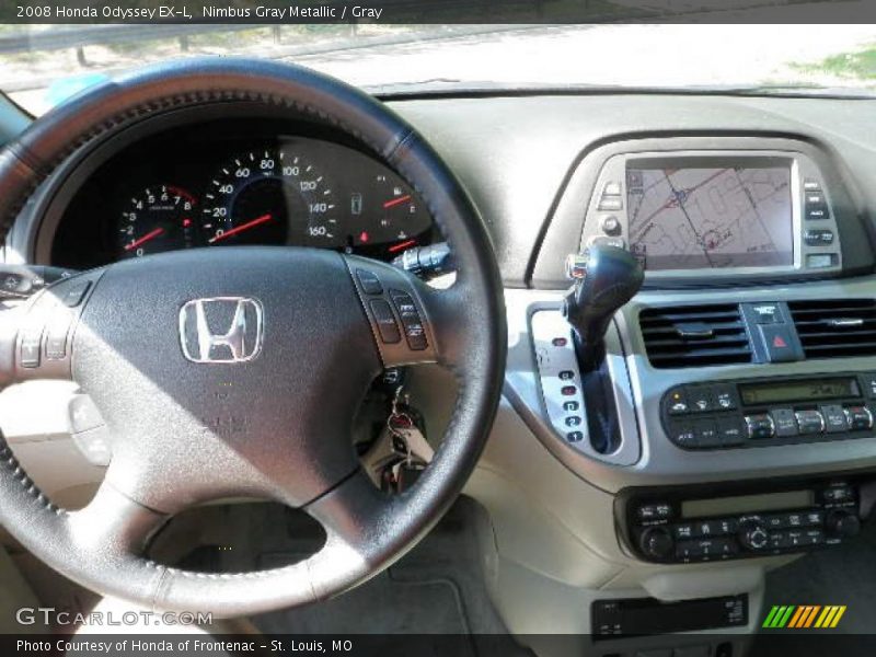 Nimbus Gray Metallic / Gray 2008 Honda Odyssey EX-L