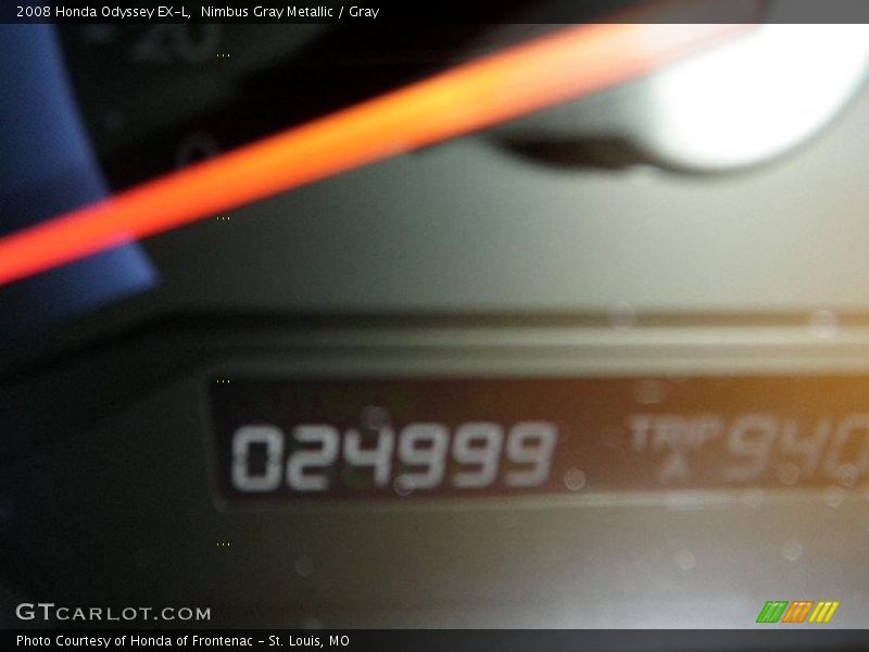 Nimbus Gray Metallic / Gray 2008 Honda Odyssey EX-L