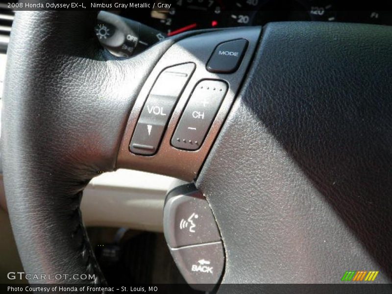 Nimbus Gray Metallic / Gray 2008 Honda Odyssey EX-L