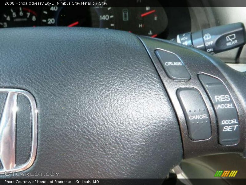 Nimbus Gray Metallic / Gray 2008 Honda Odyssey EX-L