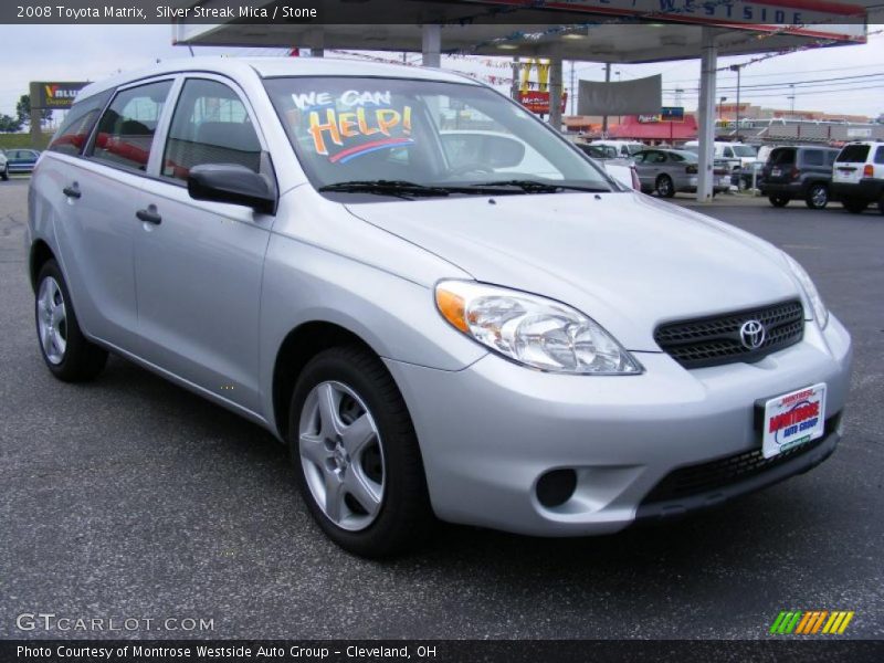 Silver Streak Mica / Stone 2008 Toyota Matrix