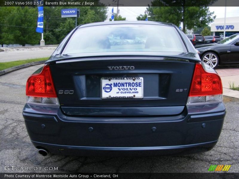 Barents Blue Metallic / Beige 2007 Volvo S60 2.5T