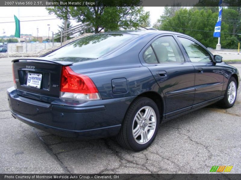 Barents Blue Metallic / Beige 2007 Volvo S60 2.5T