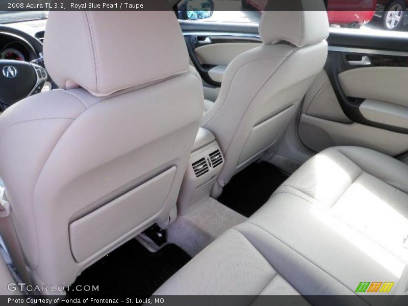 Royal Blue Pearl / Taupe 2008 Acura TL 3.2