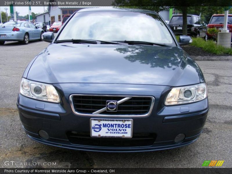 Barents Blue Metallic / Beige 2007 Volvo S60 2.5T
