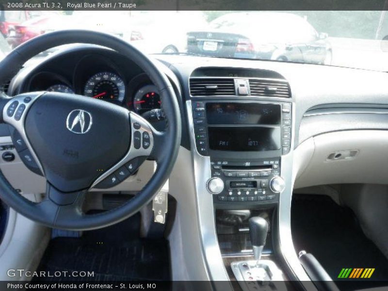 Royal Blue Pearl / Taupe 2008 Acura TL 3.2