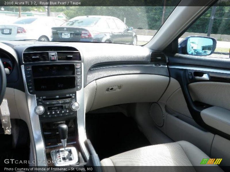 Royal Blue Pearl / Taupe 2008 Acura TL 3.2