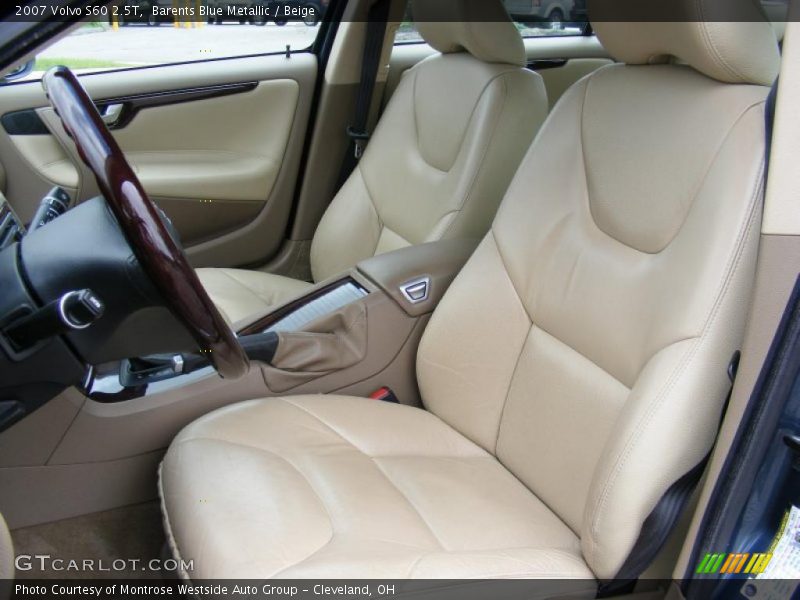 Barents Blue Metallic / Beige 2007 Volvo S60 2.5T