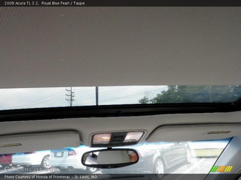Royal Blue Pearl / Taupe 2008 Acura TL 3.2
