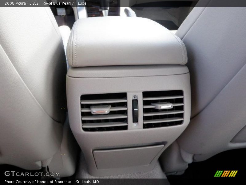 Royal Blue Pearl / Taupe 2008 Acura TL 3.2