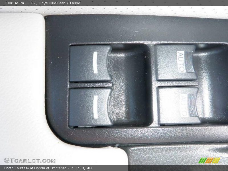 Royal Blue Pearl / Taupe 2008 Acura TL 3.2