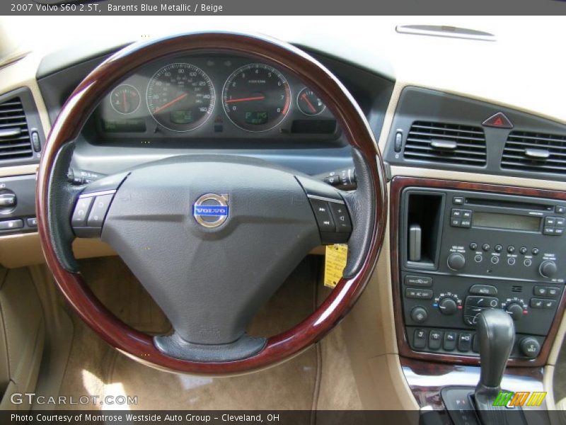 Barents Blue Metallic / Beige 2007 Volvo S60 2.5T