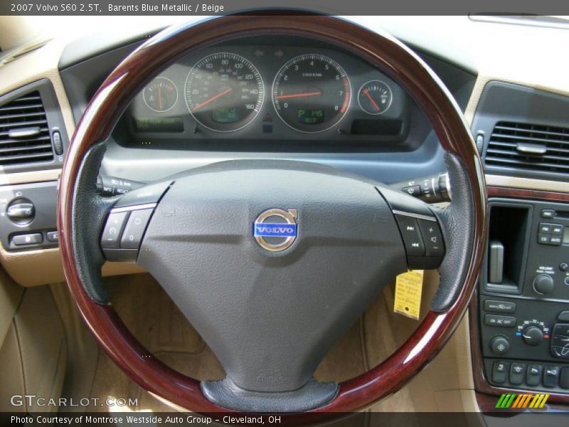 Barents Blue Metallic / Beige 2007 Volvo S60 2.5T