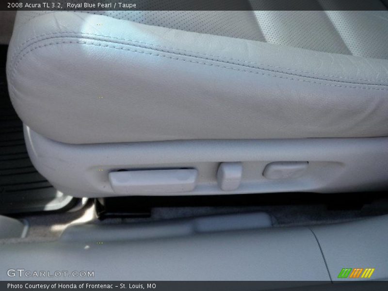 Royal Blue Pearl / Taupe 2008 Acura TL 3.2