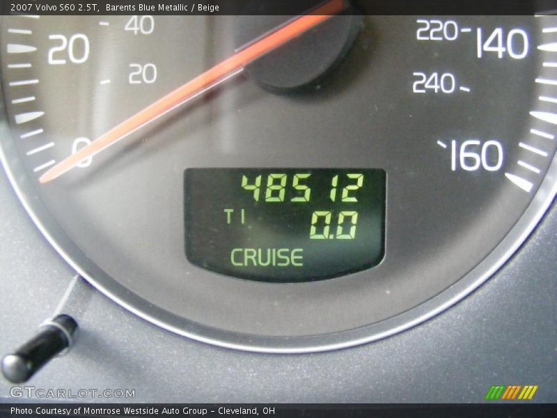 Barents Blue Metallic / Beige 2007 Volvo S60 2.5T