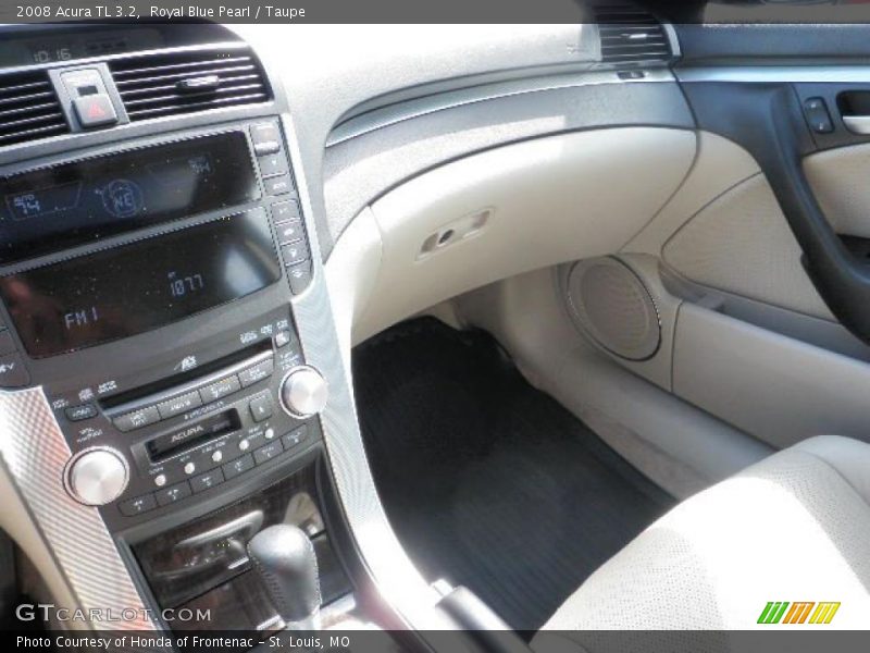 Royal Blue Pearl / Taupe 2008 Acura TL 3.2