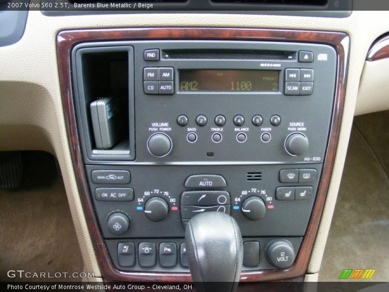 Barents Blue Metallic / Beige 2007 Volvo S60 2.5T