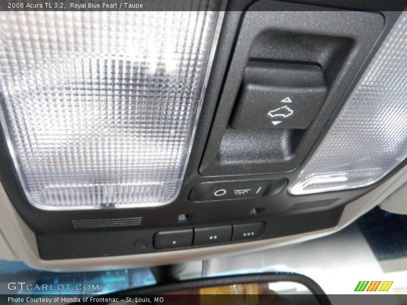 Royal Blue Pearl / Taupe 2008 Acura TL 3.2