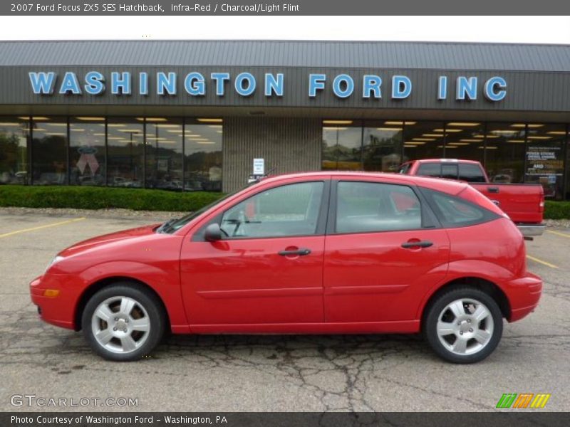 Infra-Red / Charcoal/Light Flint 2007 Ford Focus ZX5 SES Hatchback