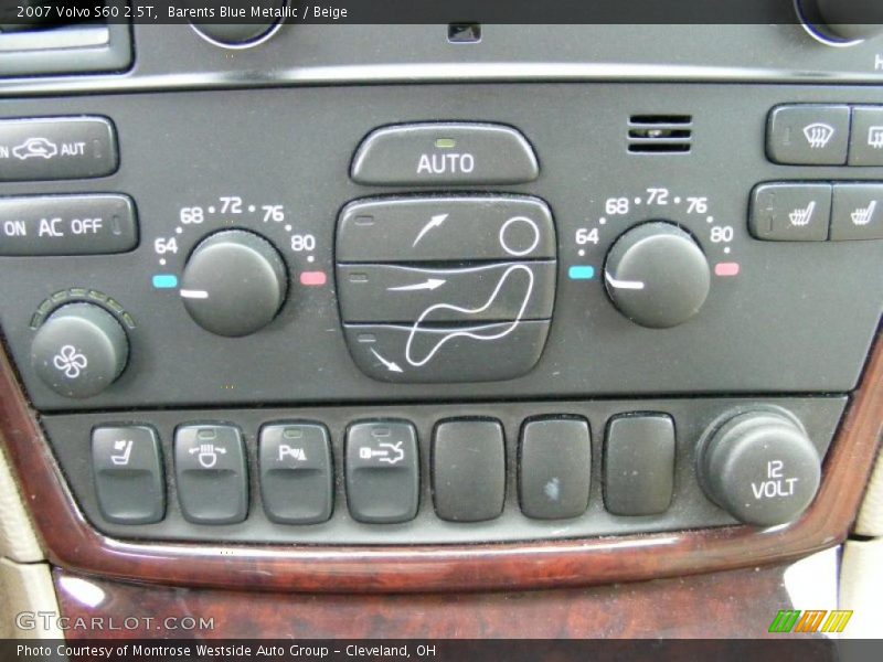 Barents Blue Metallic / Beige 2007 Volvo S60 2.5T