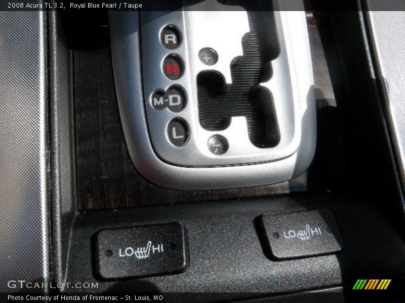 Royal Blue Pearl / Taupe 2008 Acura TL 3.2