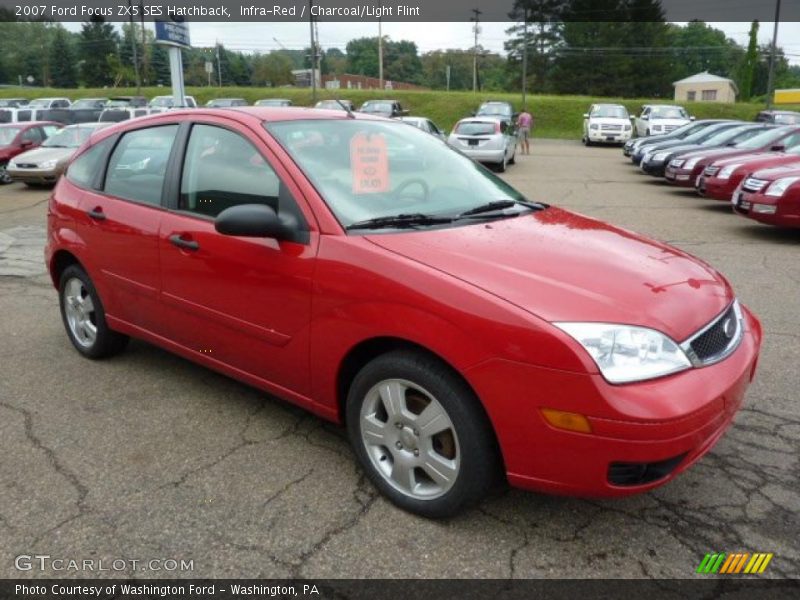 Infra-Red / Charcoal/Light Flint 2007 Ford Focus ZX5 SES Hatchback