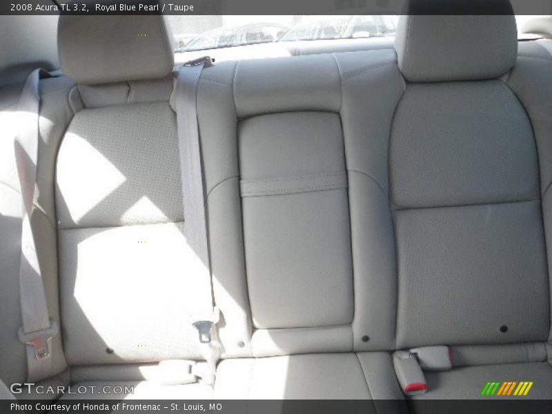 Royal Blue Pearl / Taupe 2008 Acura TL 3.2