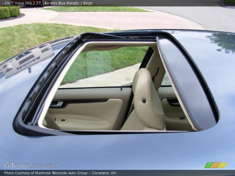 Barents Blue Metallic / Beige 2007 Volvo S60 2.5T