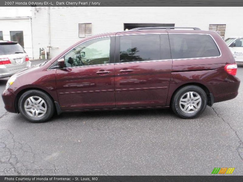 Dark Cherry Pearl / Ivory 2007 Honda Odyssey EX-L