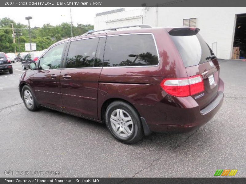 Dark Cherry Pearl / Ivory 2007 Honda Odyssey EX-L
