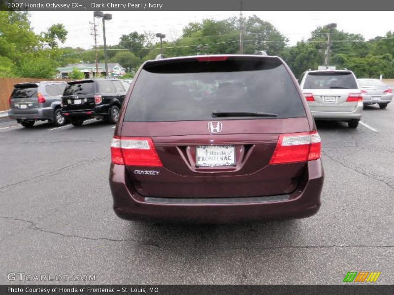 Dark Cherry Pearl / Ivory 2007 Honda Odyssey EX-L