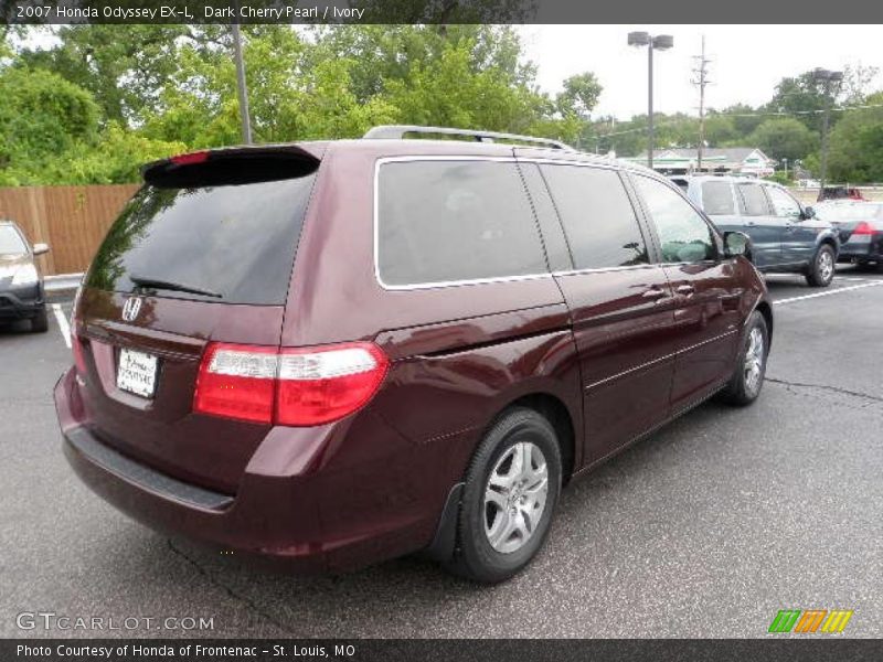 Dark Cherry Pearl / Ivory 2007 Honda Odyssey EX-L