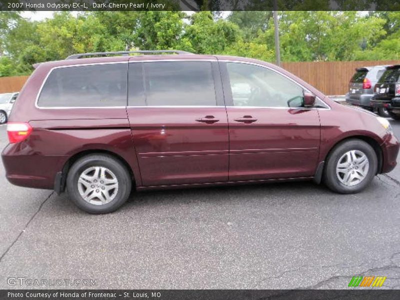 Dark Cherry Pearl / Ivory 2007 Honda Odyssey EX-L