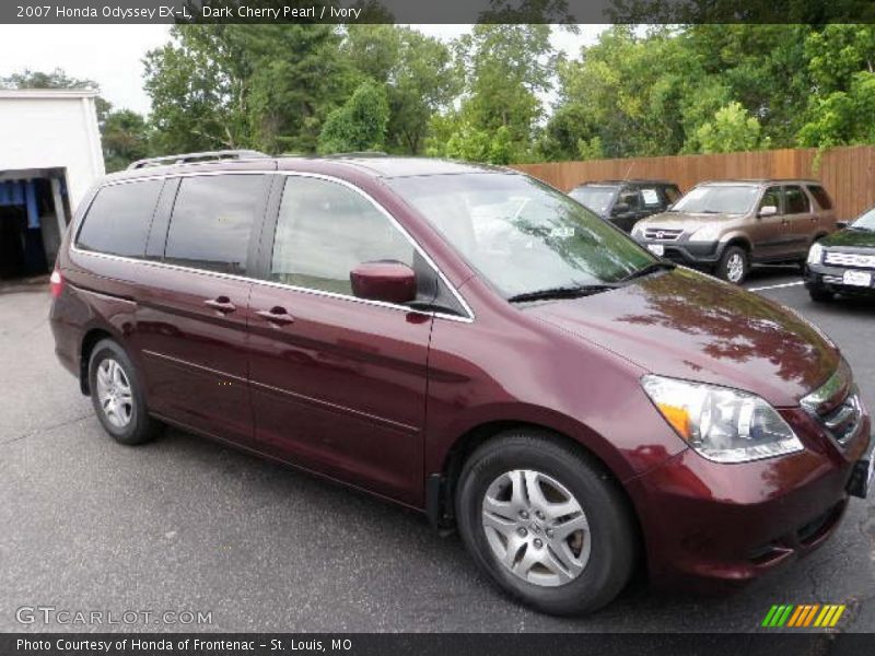 Dark Cherry Pearl / Ivory 2007 Honda Odyssey EX-L