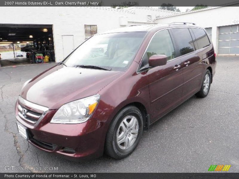 Dark Cherry Pearl / Ivory 2007 Honda Odyssey EX-L