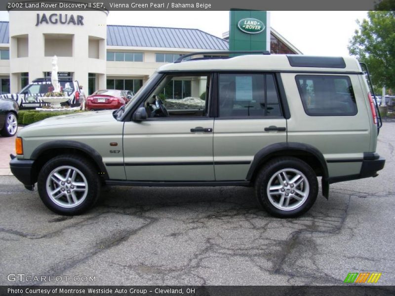 Vienna Green Pearl / Bahama Beige 2002 Land Rover Discovery II SE7