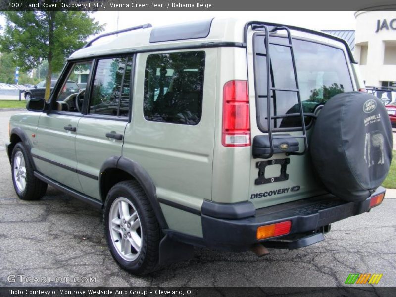 Vienna Green Pearl / Bahama Beige 2002 Land Rover Discovery II SE7